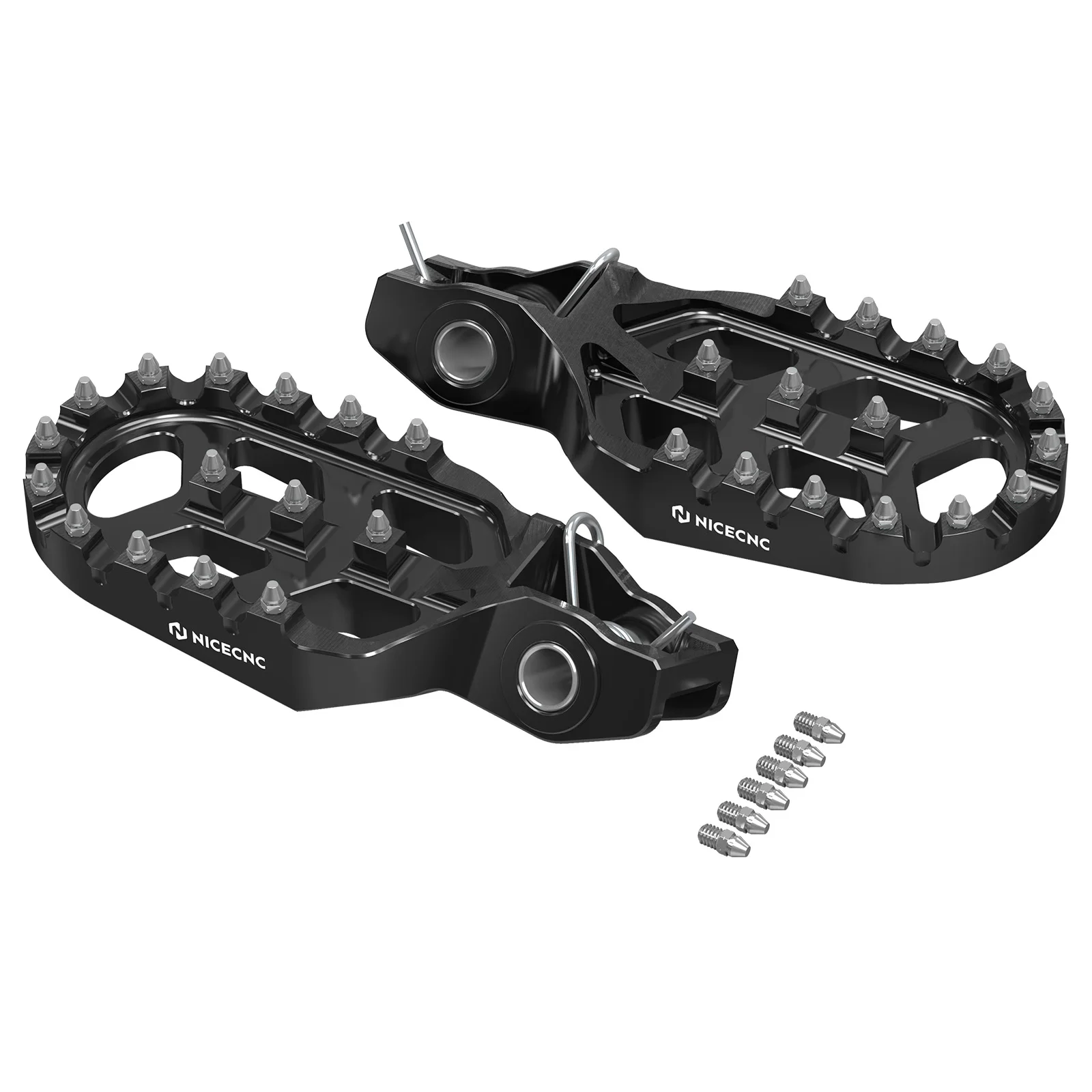 AliExpress NICECNC For Stark Varg EX For Stark Varg MX 2024-2025 Motocross Forged Offset Foot Pegs Extender Footrests Electric Dirt Bike