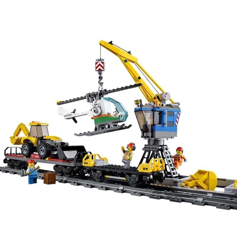 NEW MOC 60098 CITY Heavy-Haul Train Building Block Building Blocks Children\'s Educational Toys Christmas Birthday Kid Toy Gift