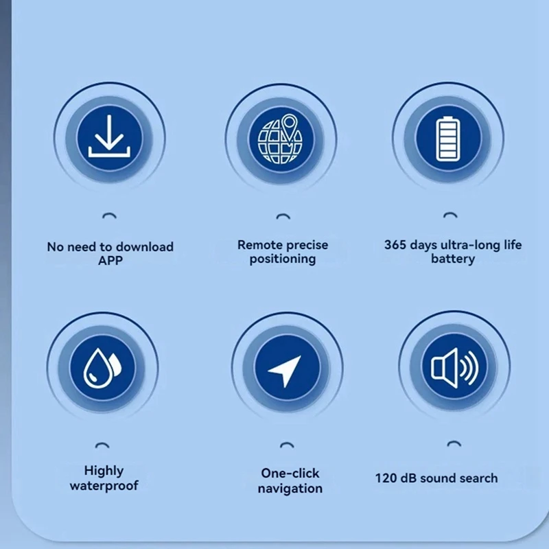 エアタグ用ミニトラッキングロケーター,グローバル検索,ロス防止ロケーター,子供,犬,ペット,findmy用の円形トラッカー