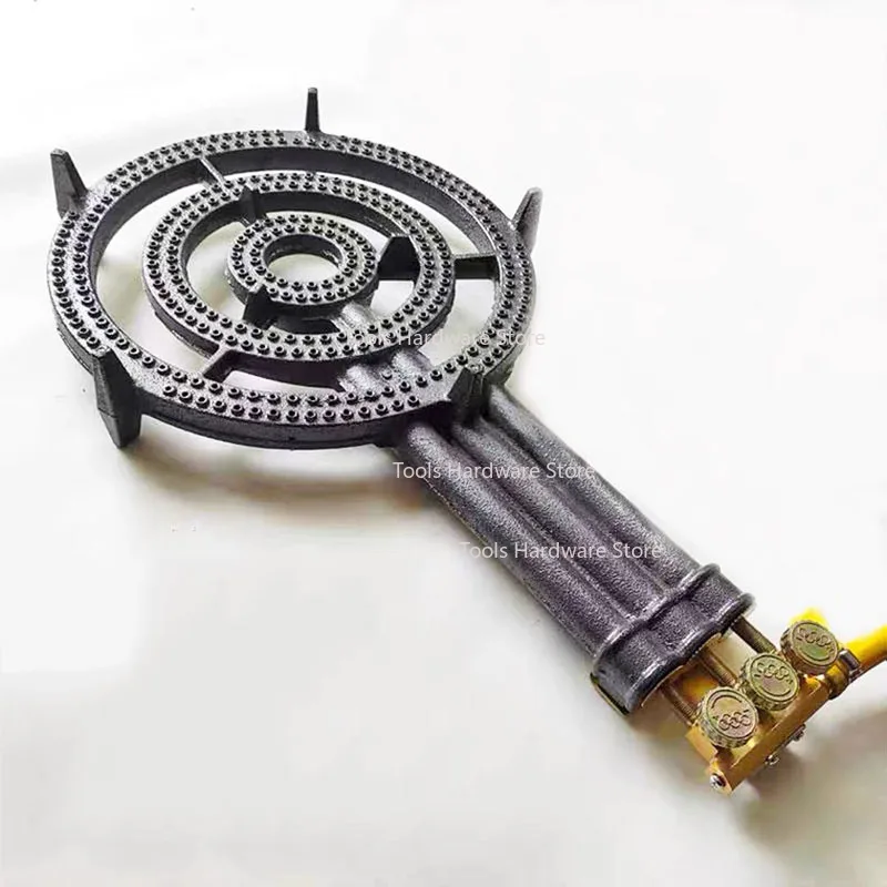 

Restaurant hotel high-quality manual ignition big three-ring high-fire stove energy-saving kitchen gas stove