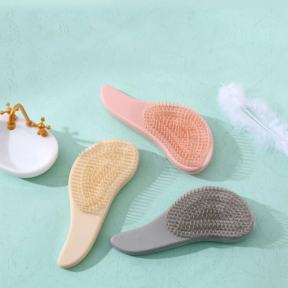 Multifunction Portable Marbled Soft Tooth Comb Smooth Anti-static Massage Comb Ins Dry and Wet Hair Brush Women