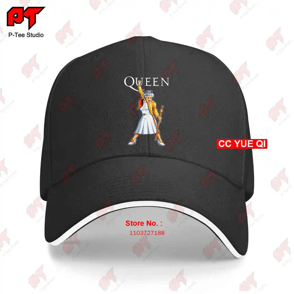 Queen Elizabeth It'S A Kind Of Monarch Freddie Mercury Baseball Caps Truck Cap 3IQT