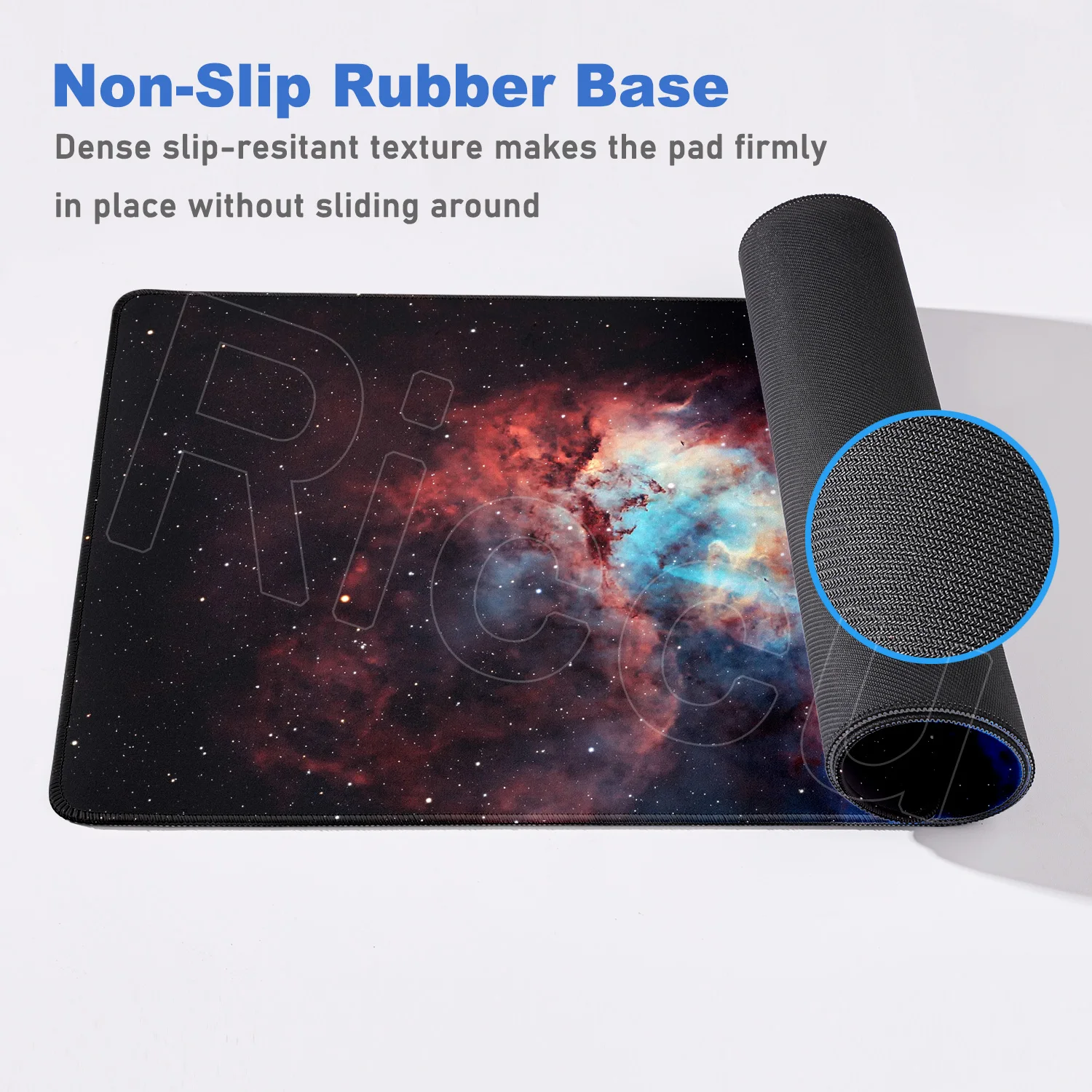 Computer Custom Big Mousepad 40x90cm Cosmic Space Starry Sky Mouse Pad Gamer Non-Slip Carpet Xxl Laptop Durable Rubber Mouse Mat