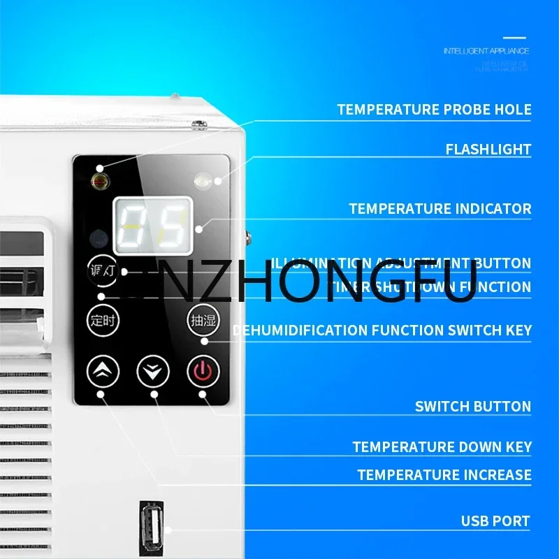 HHR-10 110V Protable Air Conditioning Free Installation Household Dormitory Mosquito Net Air Conditioner Refrigeration