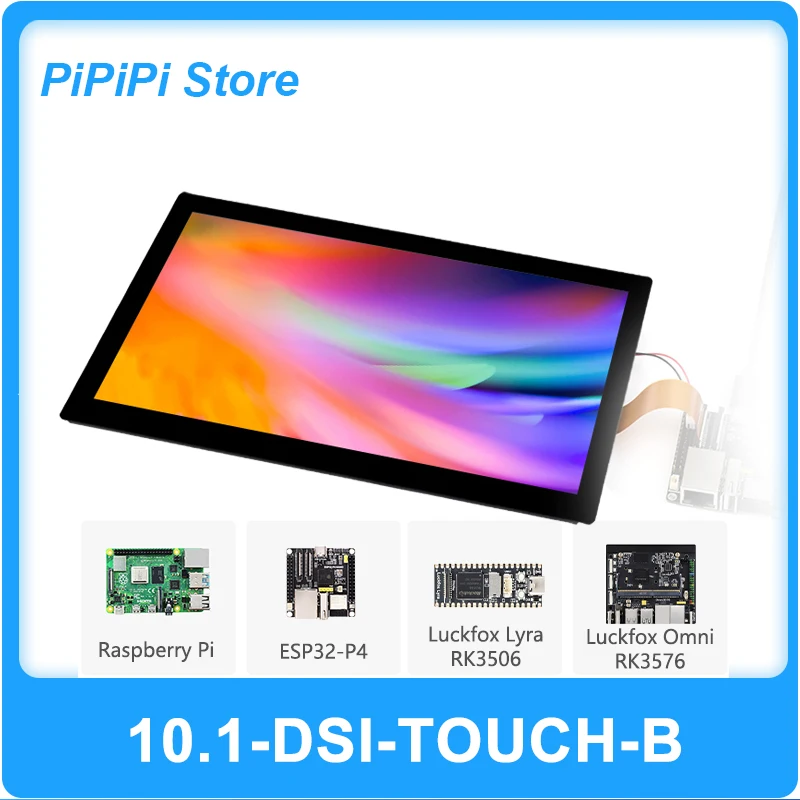 شاشة Raspberry Pi 10.1 بوصة DSI MIPI LCD تعمل باللمس 10.1 بوصة 720x1280 لـ Luckfox Lyra RK3506/ESP32-P4/Luckfox Omni3576 #1