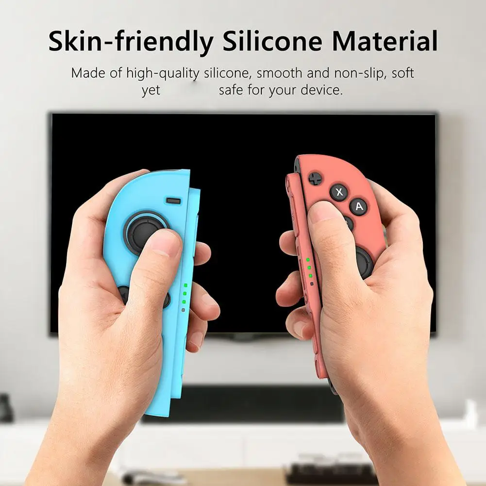For Switch2 Handle Silicone Protective Case Anti-fall Dustproof Washable Comfortable Feel Ergonomic Handle Shell For Switch2