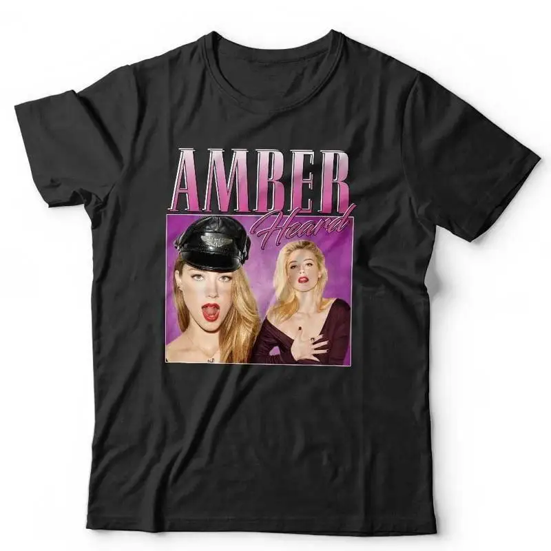 

Amber Heard Appreciation T Shirt Homage Throwback Stag Hen Do Funny