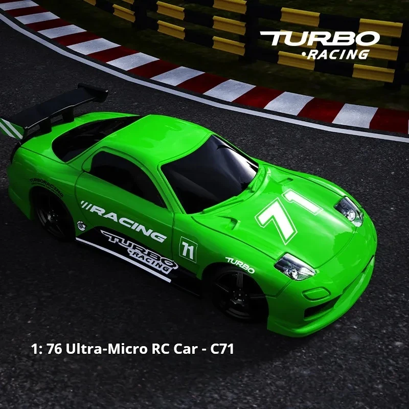 Turbo Racing RC remote control car 1/76 indoor miniature professional racing model car toy c71-C74RTR