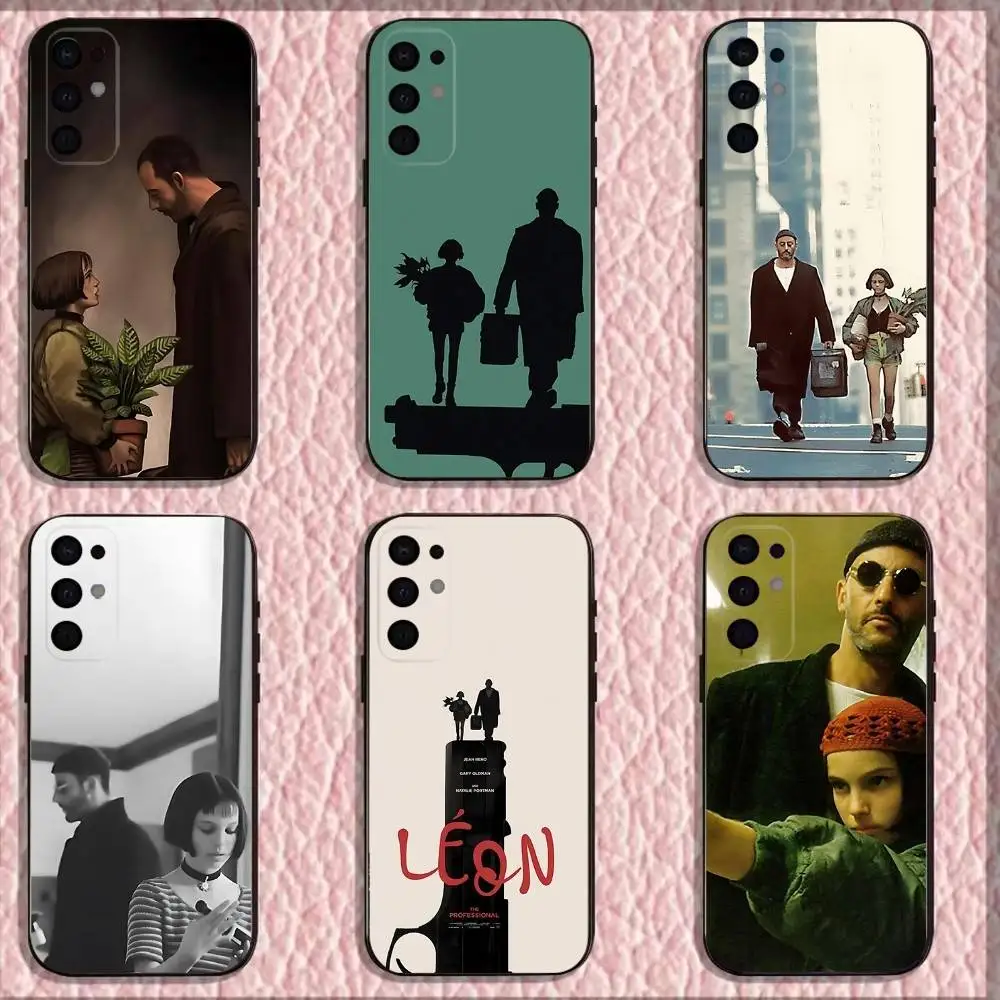 

Film Leon The Professional Phone Case For Samsung S25,S24,S21,S22,S23,S30,Ultra,S20,Plus,Fe,Lite,Note,10,9,5G Black Cover