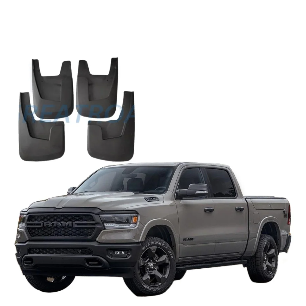 For Dodge Ram 1500 2500 3500 2019 2020 2021 4PCS Brand New Splash Guar Mud Guards Mud Flaps Fender Car Styling Auto Accessories