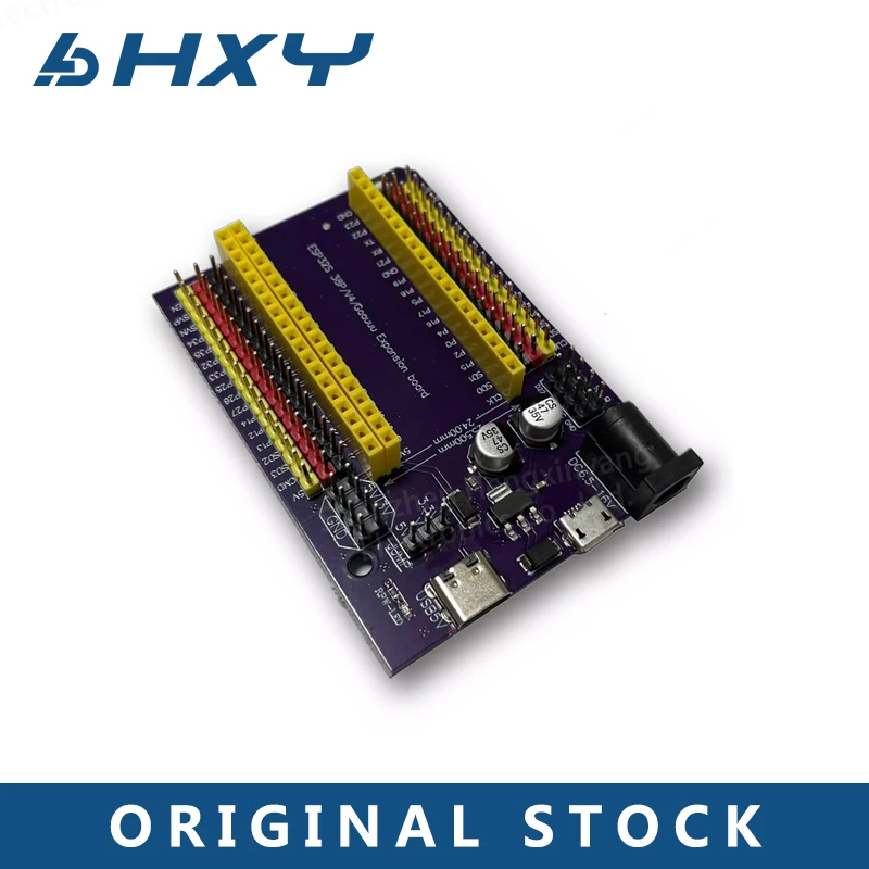ESP32 38-pin development board, USB Type-C /MICRO, can be equipped with CP2102 ESP32-DevKITC-32, ESP-WROOM-32 FR-4 expansion boa