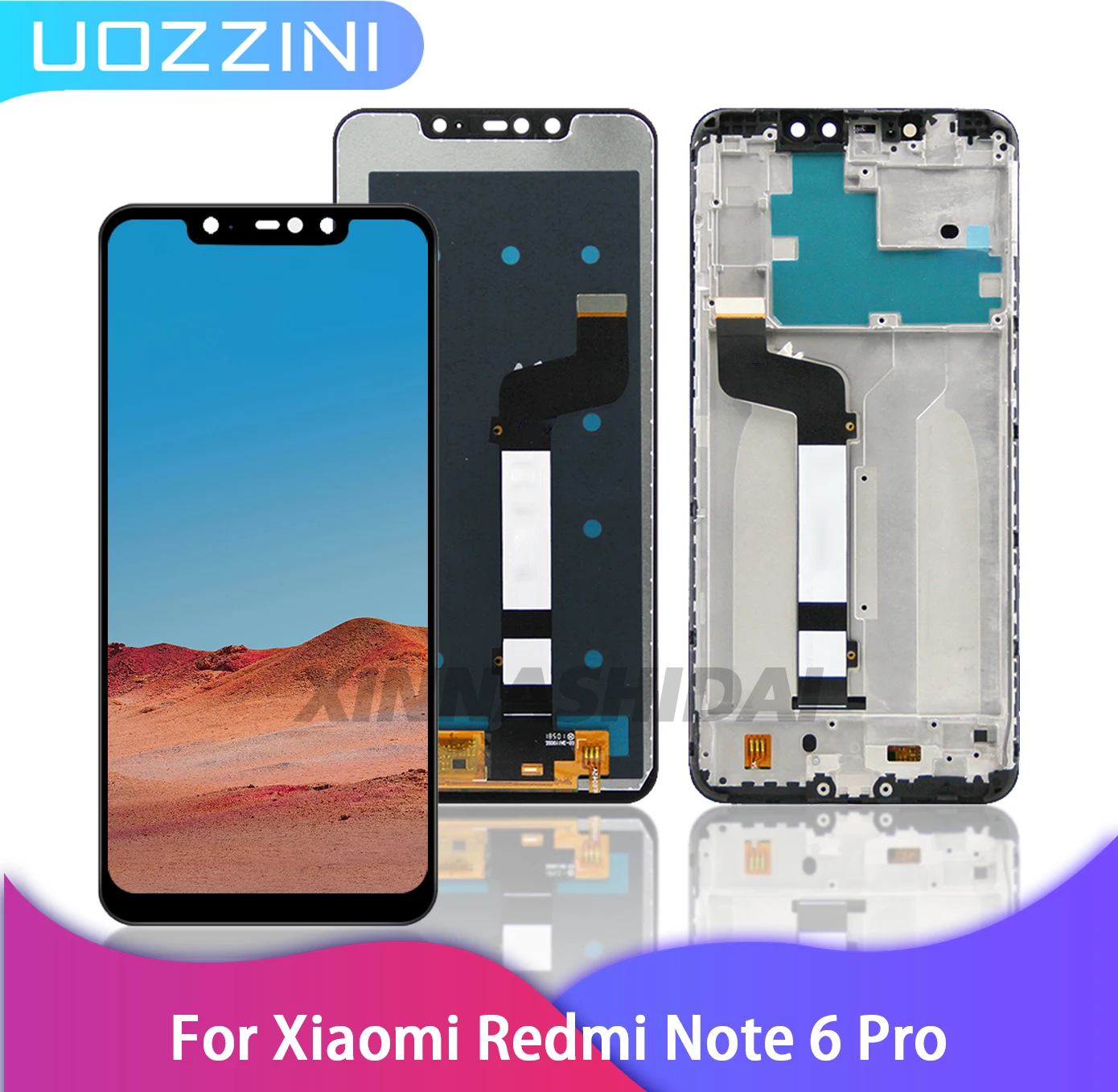 AAA+++ Quality for Xiaomi Redmi Note 6 Pro LCD Display With Touch Screen Digitizer LCD For Redmi Note6 Pro Assembly 100% Tested