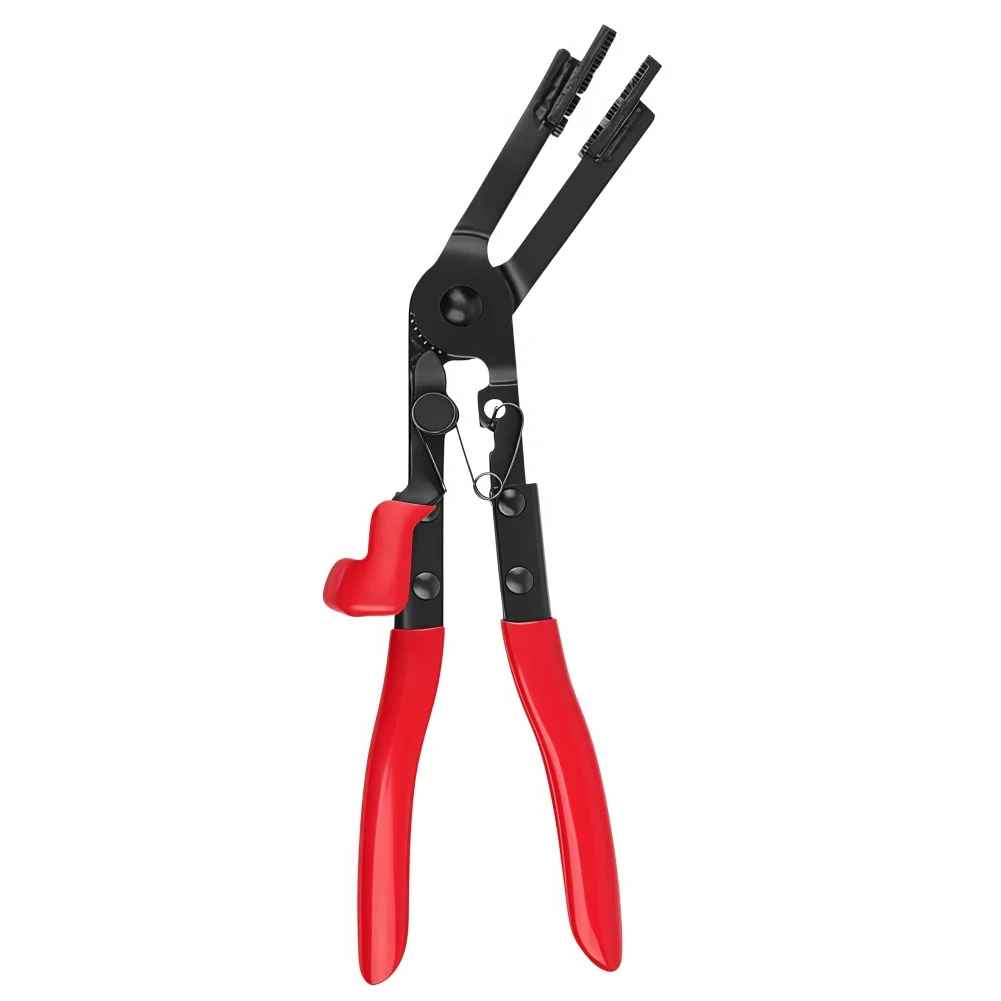 Toothed Tube Bundle Clamp Pliers Tool for Removing and Installing Hose Clamps on Water Oil Air Conditioning Pipes