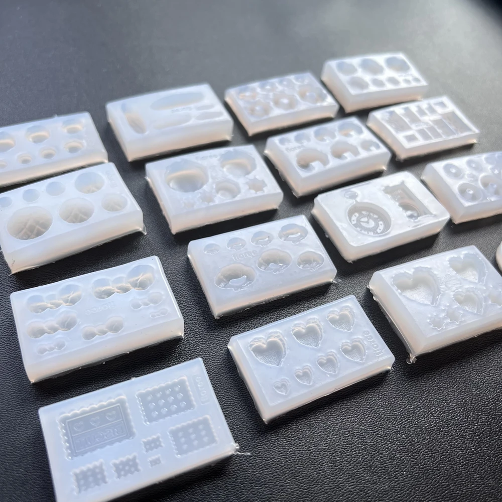 Mini Bread Biscuit Cake Silicone Mold for Clay DIY Kitchen Accessories Food Shape Toy Dollhouse Miniature Cake Making Tools view 3