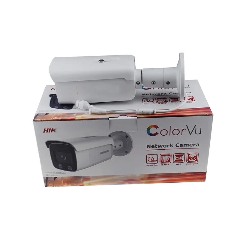 Originale 8mp 4K AcuSense IR 80m Face Capture Motion Detection Telecamera di rete fissa bullet DS-2CD2T86G2-2I/4I