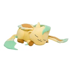 Pokemon original Eeveelution big sleep Leafeon plush toy stuffed toys doll doll Christmas presents for children