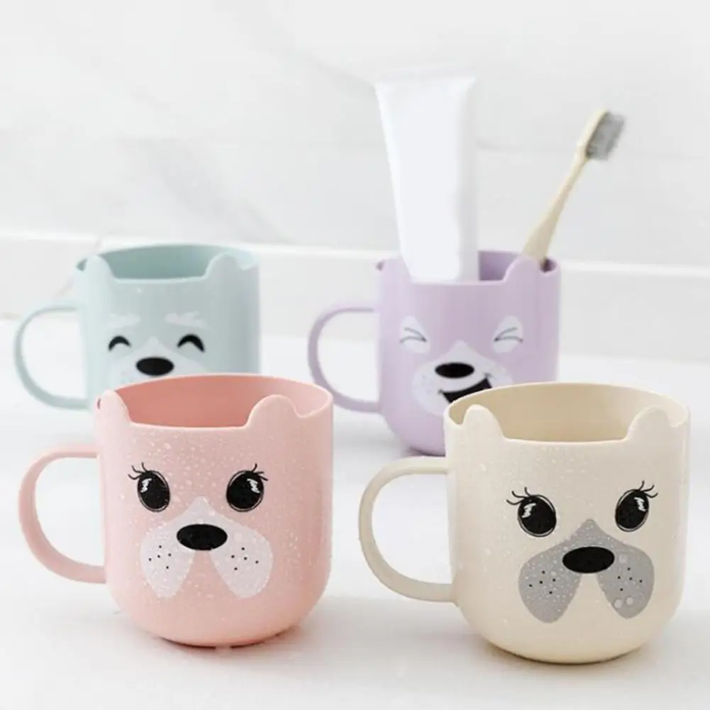 Toothbrush Cup Durable Toothbrush Holder Cartoon Pattern Toddler Universal Brushing Mouthwash Cup Fine Workmanship