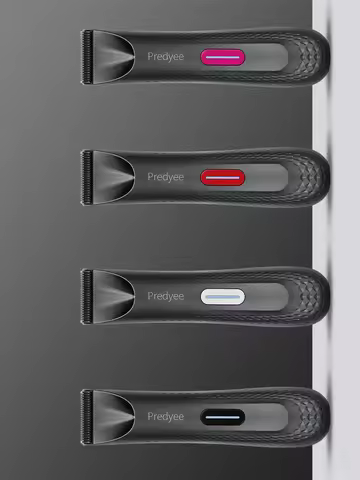 Electric Groin Hair Trimmer for Men,Body Groomer & Pubic Waterproof Hair Trimmer,Replaceable Ceramic Blade