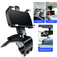 Car Dashboard Support 360 Degree Rotating Multi-function Instrument Cluster Phone Holder Rearview Mirror Navigation Bracket