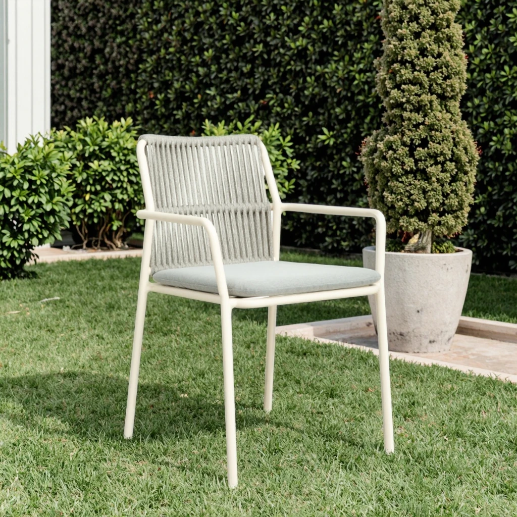 Factory Direct Sales Wholesale Durable Iron Modern Chairs Outdoor Furniture for Villa Farmhouse Courtyard Hotel & Park Use