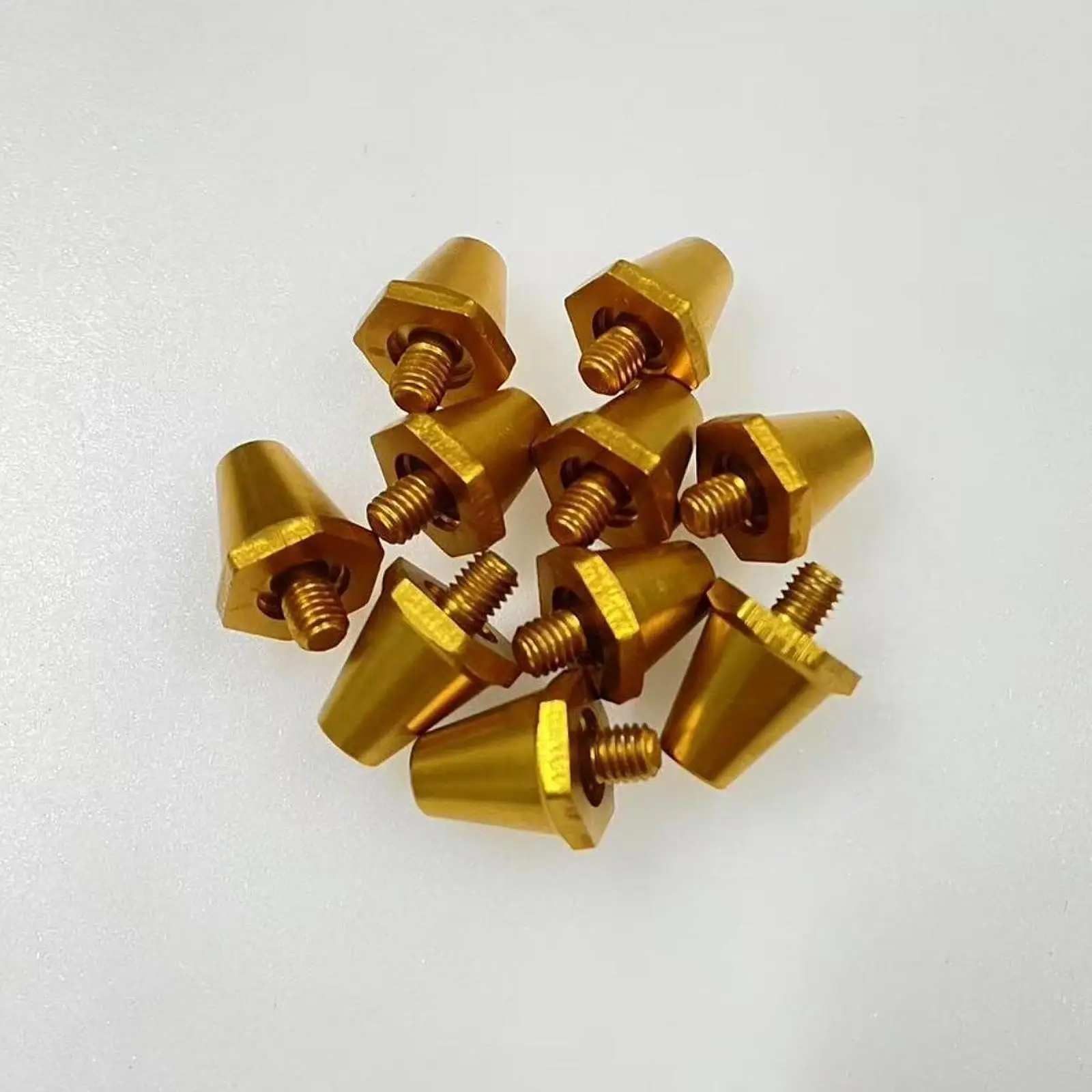 

Soccer Studs Replacement Aluminum Cleats Boot Spikes M5 Threaded Firm Ground for Football Shoes and Athletic Competition