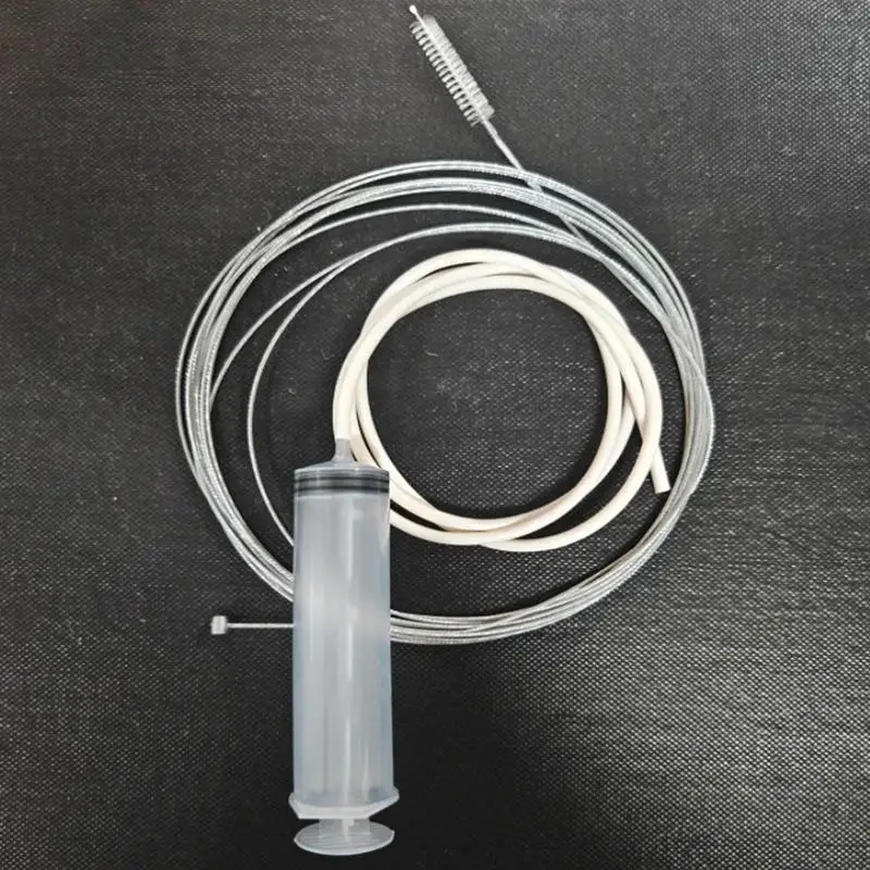car air conditioner Refrigerator Drain Hole Cleaning Kit Clog Remover Fridge Wash Dredge Syringe Suction Hose Brush Cleaner Tool