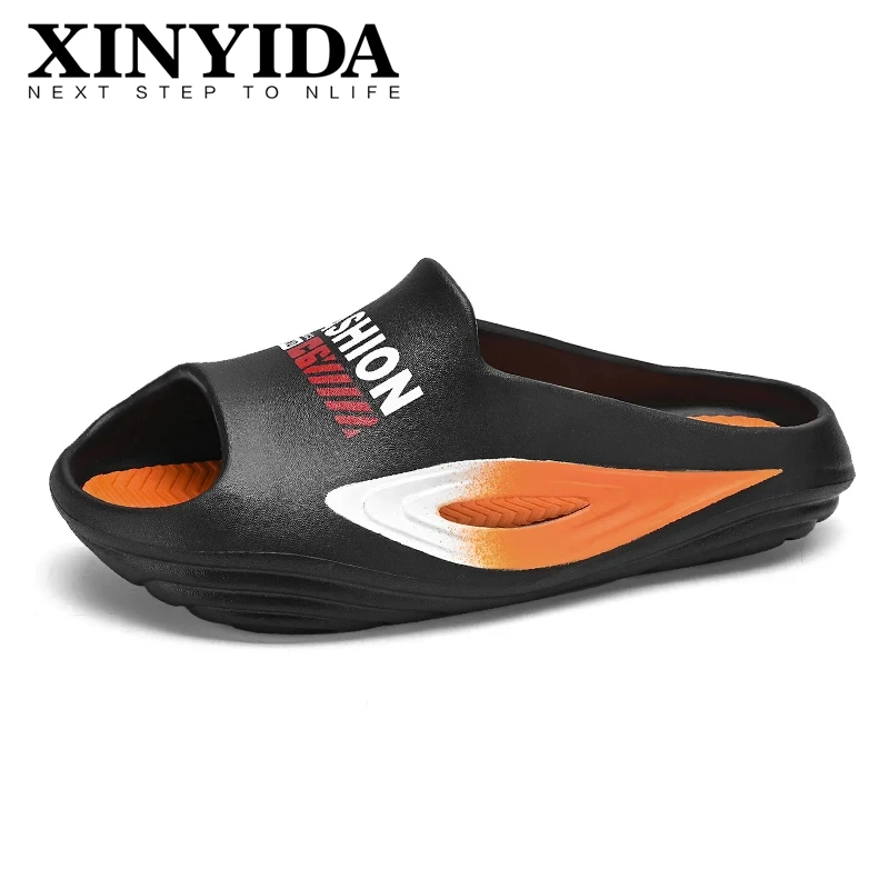 

New Arrivals Men's Summer YZY Slides Slip On Breathable Water Beach Sandals Lightweight Summer Men Slipper Plus Size 38-45