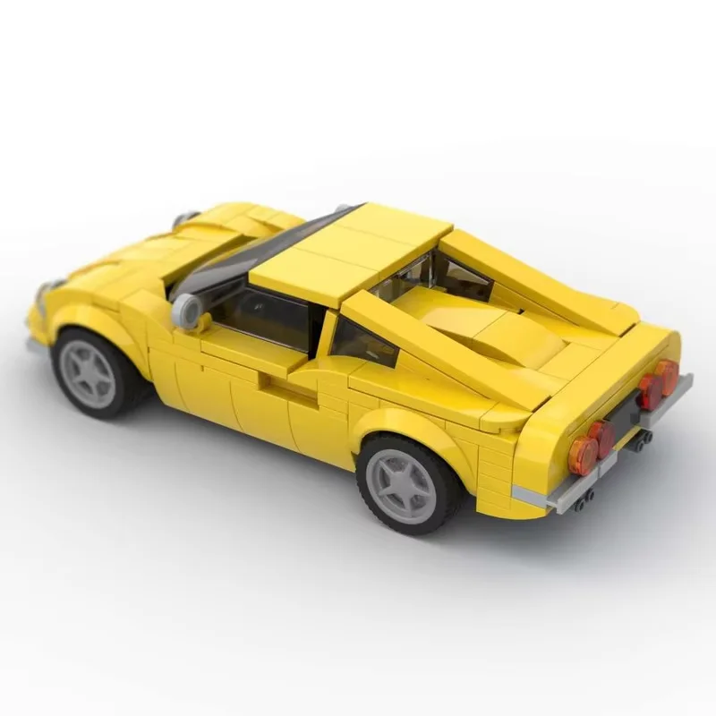 

MOC Yellow Traffic Jam Model - Small Part Assembly Building Blocks 263pcs - Suitable for all boys who love assembling. Creative