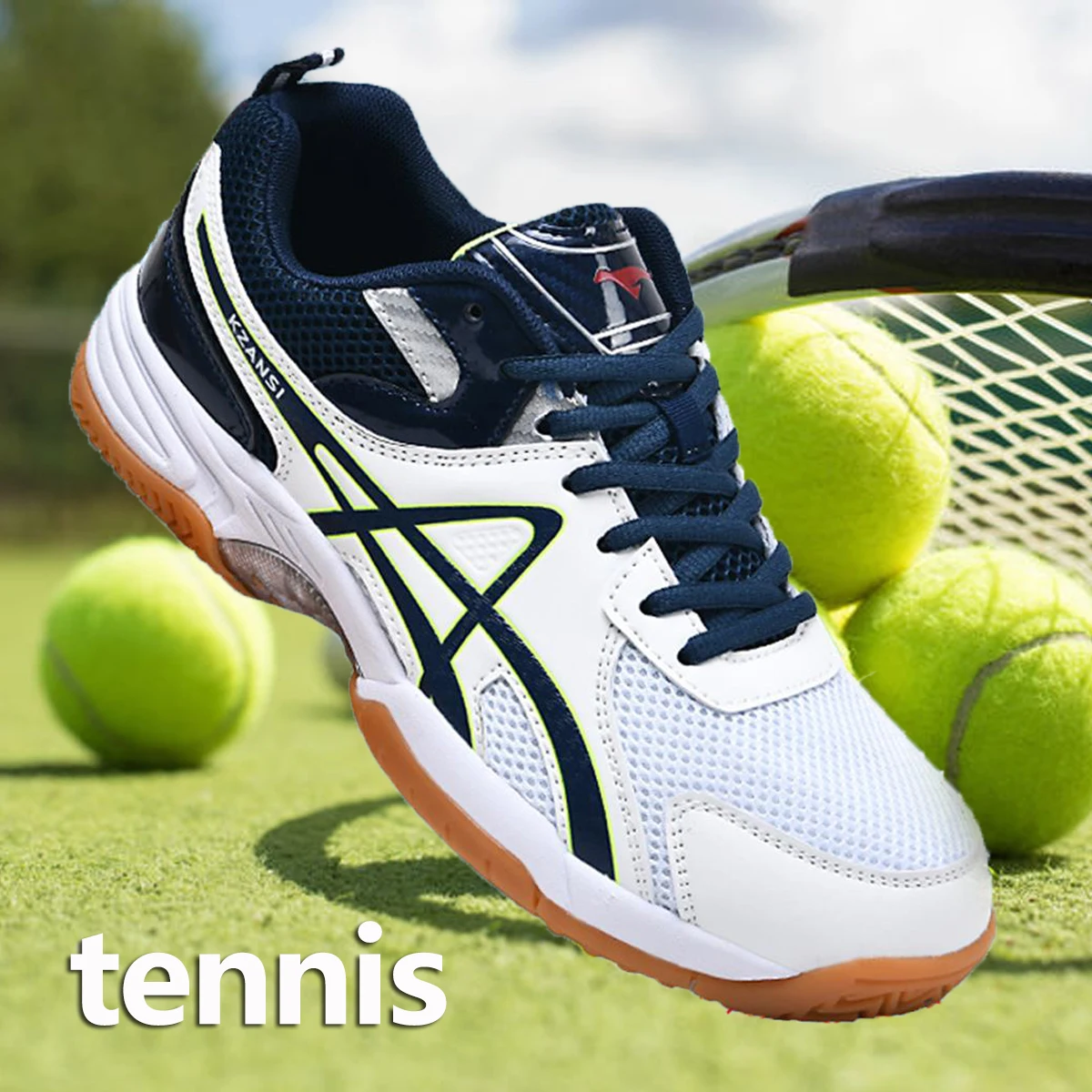 Men's High-End Professional Tennis Training Shoes for Baseball Softball Lacrosse Badminton Rugby Squash Gathered Training