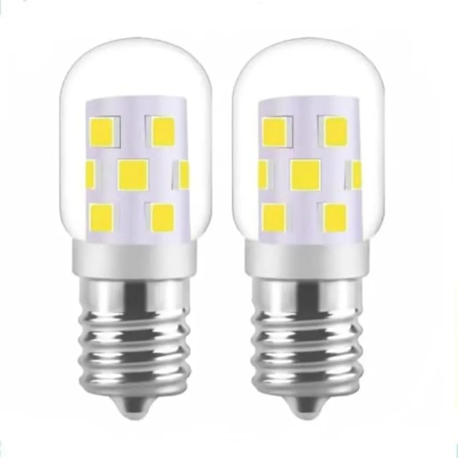 E17 LED Light Bulb 3W 380LM 6000K Daylight White, 8206232A 40 Watt Appliance Bulb Incandescent Equivalent, for Microwave Light