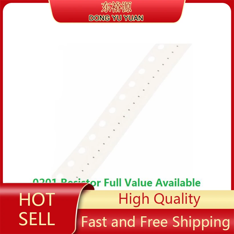 100개/몫 0201 10K 옴 5% 1/8W 칩 저항기 0옴~10M 옴 0R 22R 47R 1K 4.7K 4K7 33K 51K 10K 100K SMD 칩 저항기