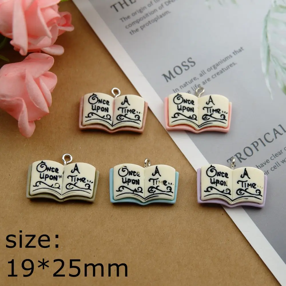 Book Earring Charms Bracelets Jewelry Making DIY Pendants Wholesale Bulk