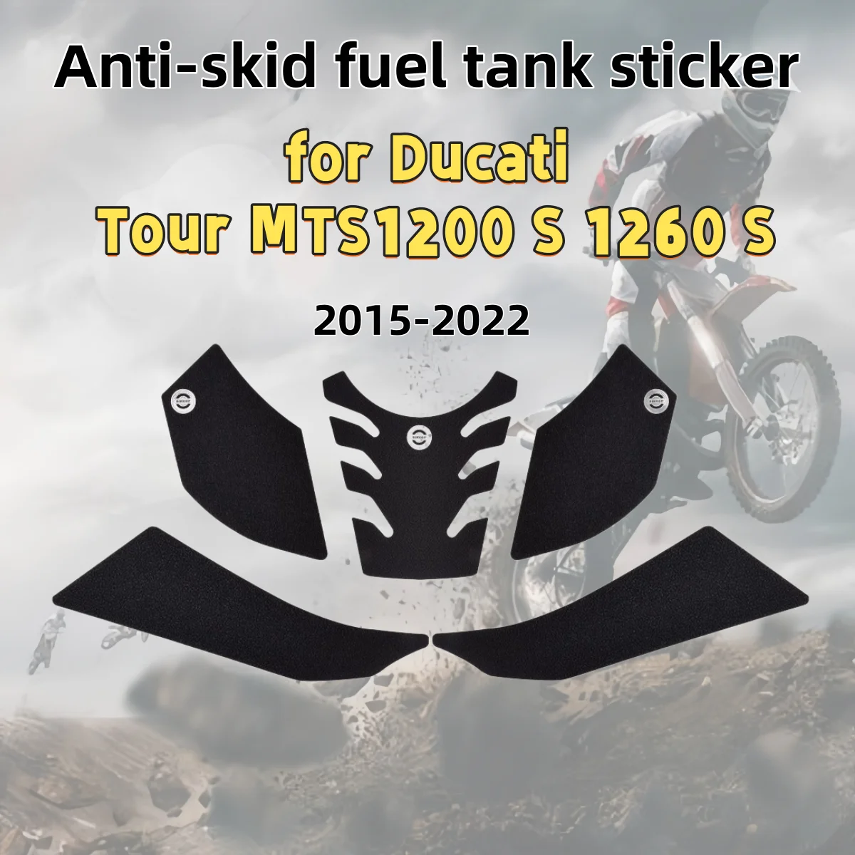 

for Ducati Lantu MTS1200 S 1260 S 2015-2022 motorcycle fuel tank body sticker modification Ducati Lantu MTS1200