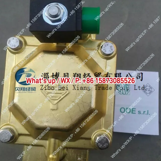 Brand new ODE two position two-way steam solenoid valve, 21W5KE350 DN35