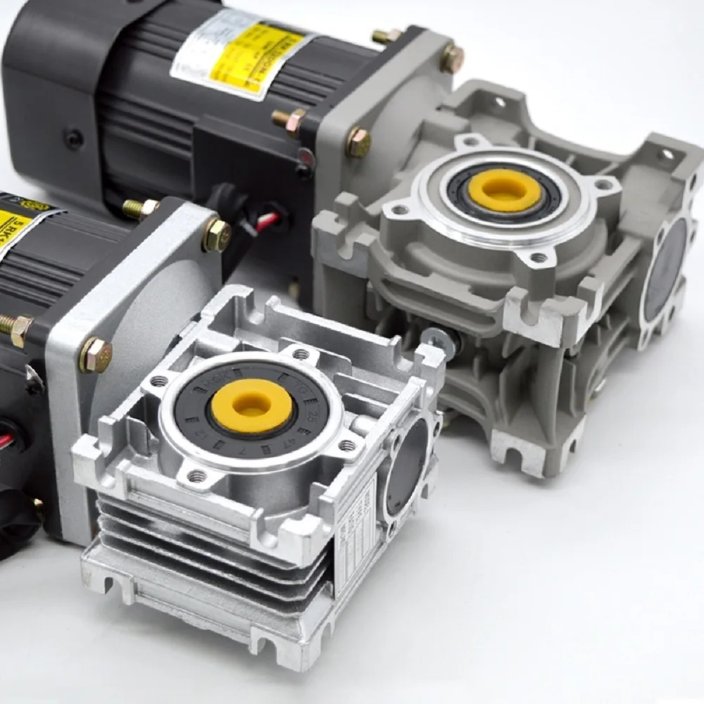 200W Worm gear reducer, AC gear speed regulating motor, 220V with reducer box, RV030 motor