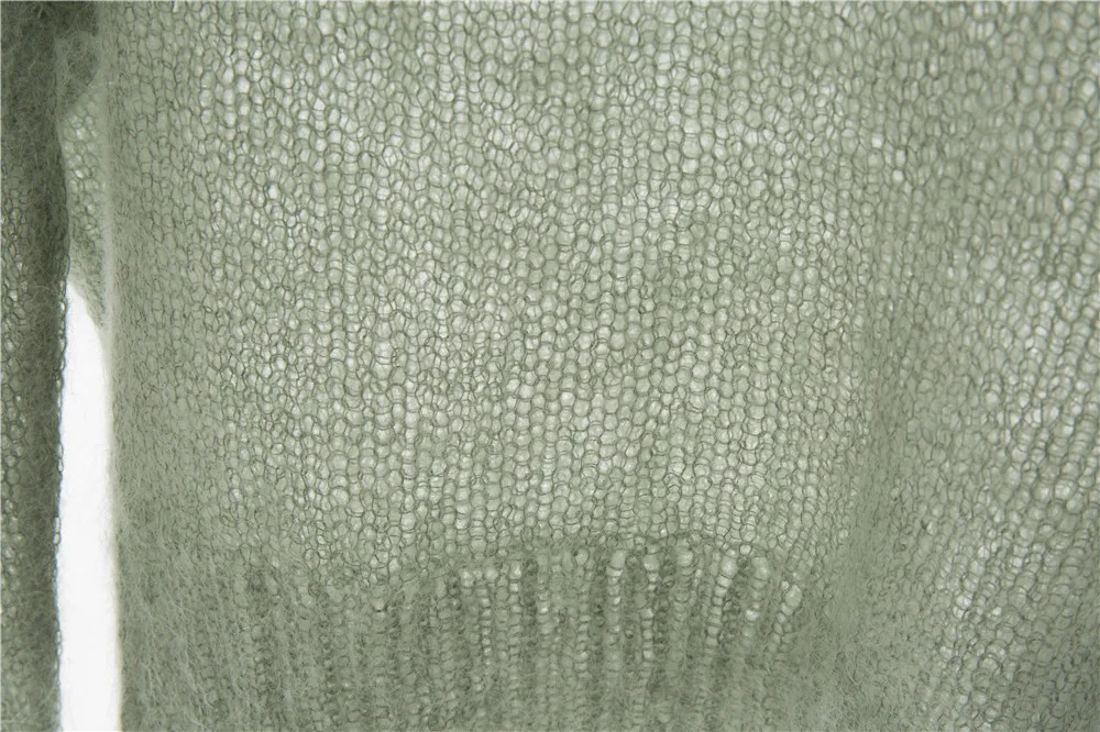 

Spring ort V-Ne Camere Knitwear Women's Thin Faion Versatile Base Sweater Trendy Loose Fit Long Sve Crew Ne