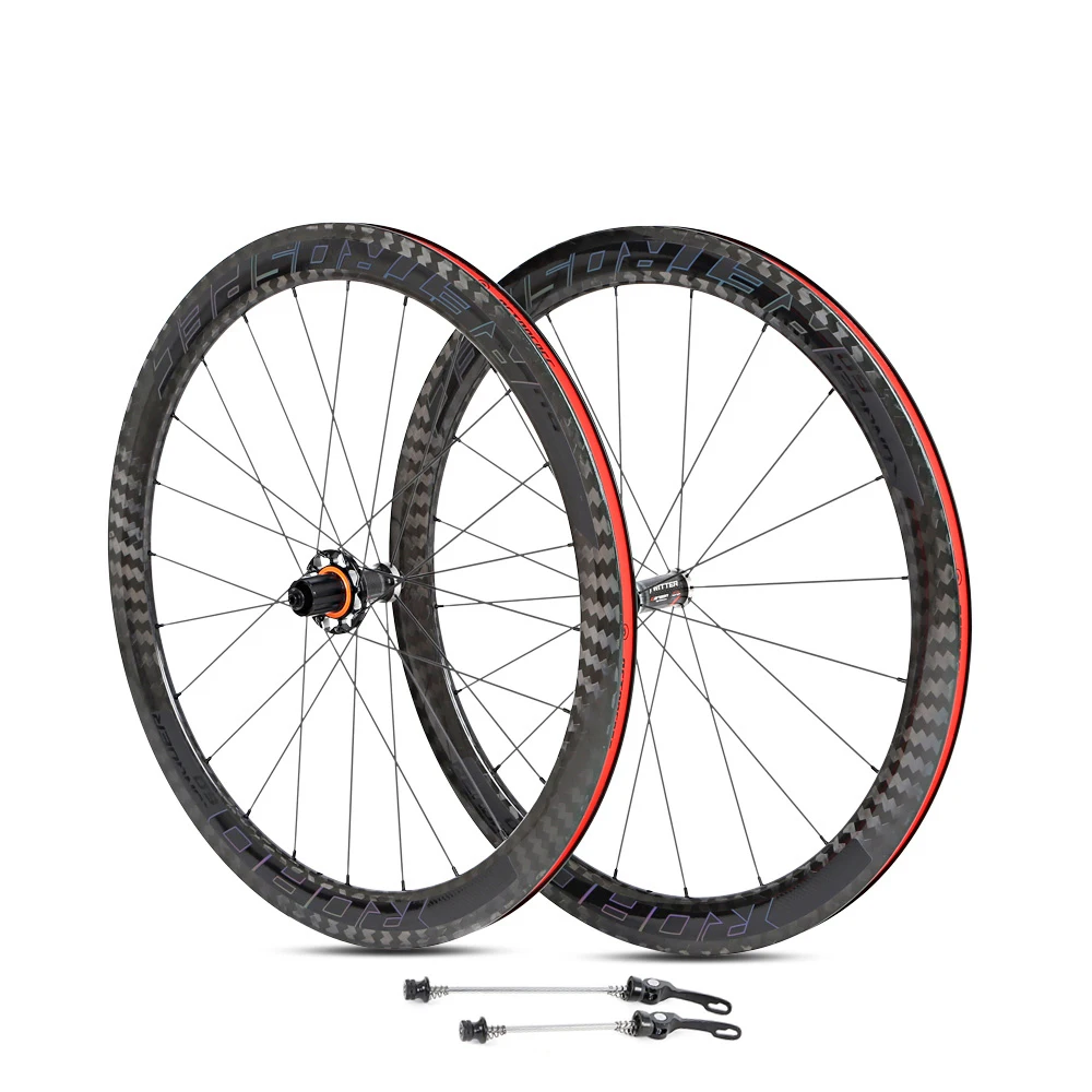 

Customized Carbon Body 12K 50MM 60MM Carbon Wheels 700c Clincher Road Bicycle Wheelsets