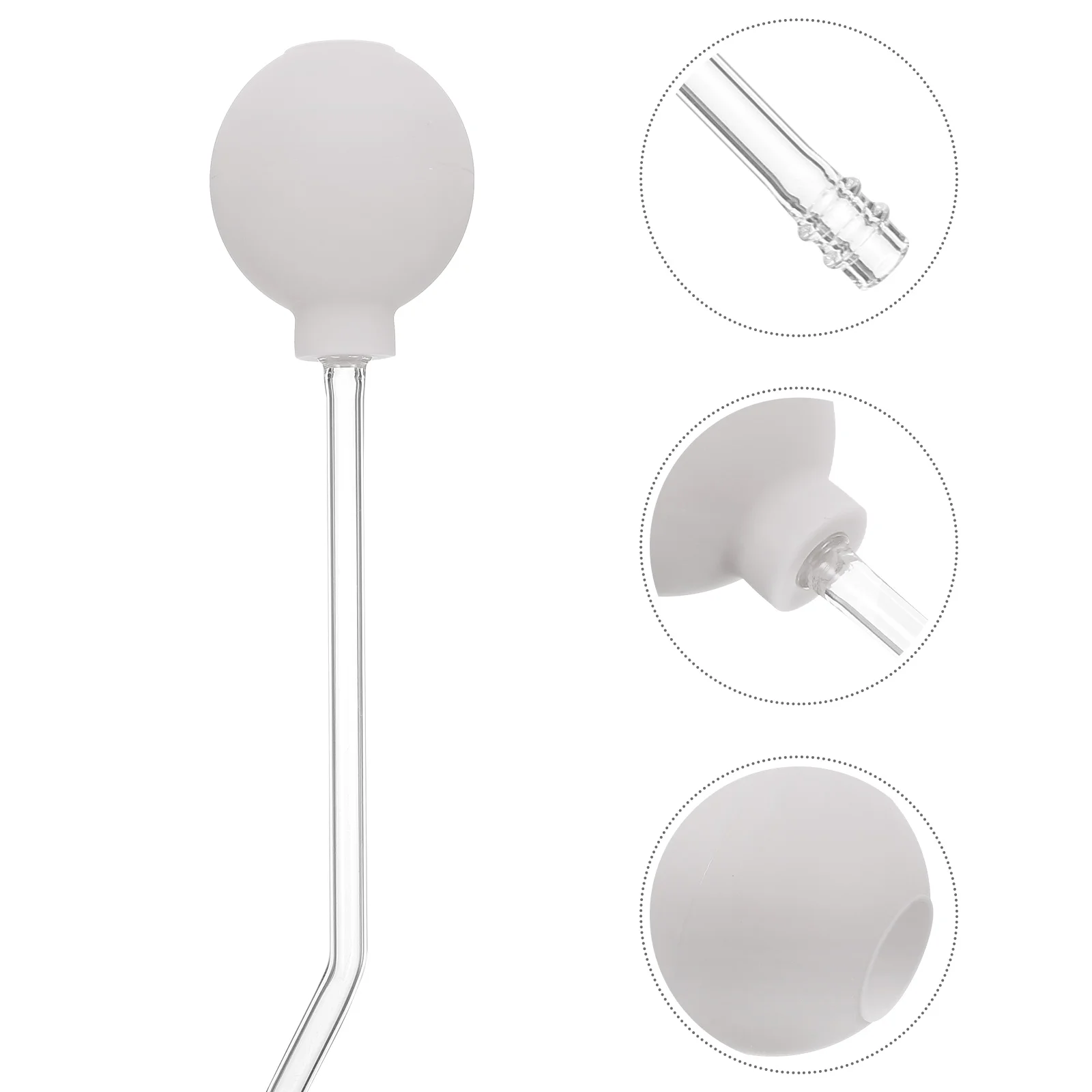 أداة إزالة الحجر للفم لمجموعة إزالة العناية بالفم دليل أنبوب زجاجي طويل