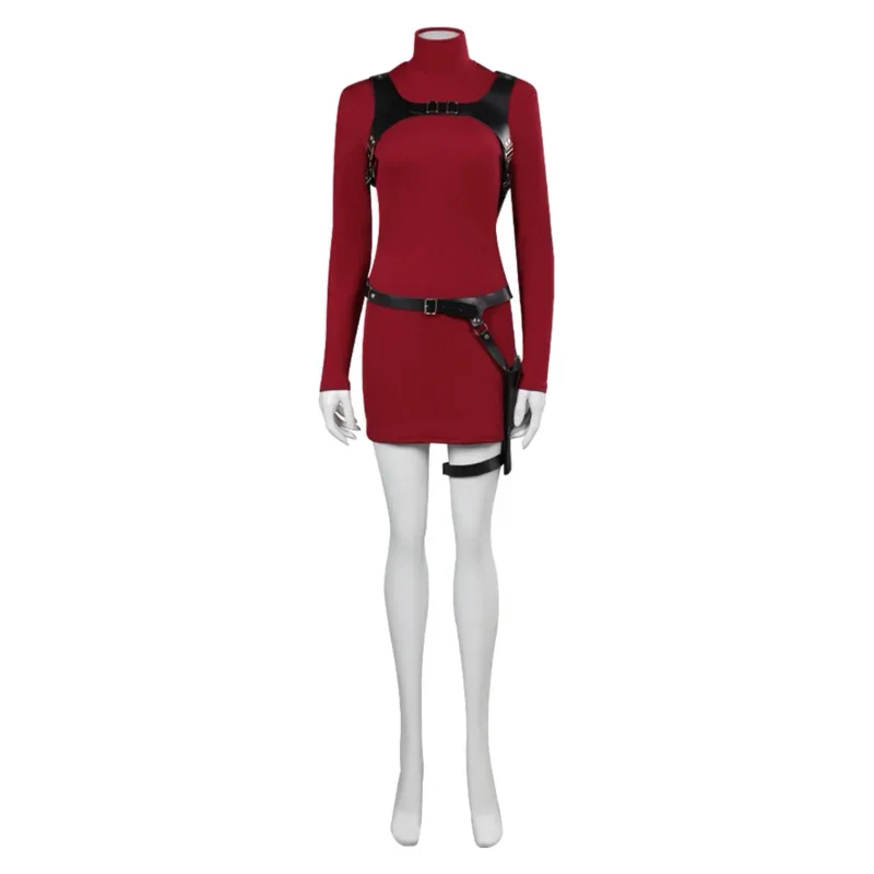 أزياء Cosxie Biohazard أنيمي لعبة المقيم 4 Ada Wong التأثيرية للفتيات فستان الهالوين كرنفال حفلة النساء دور تمويه Clo