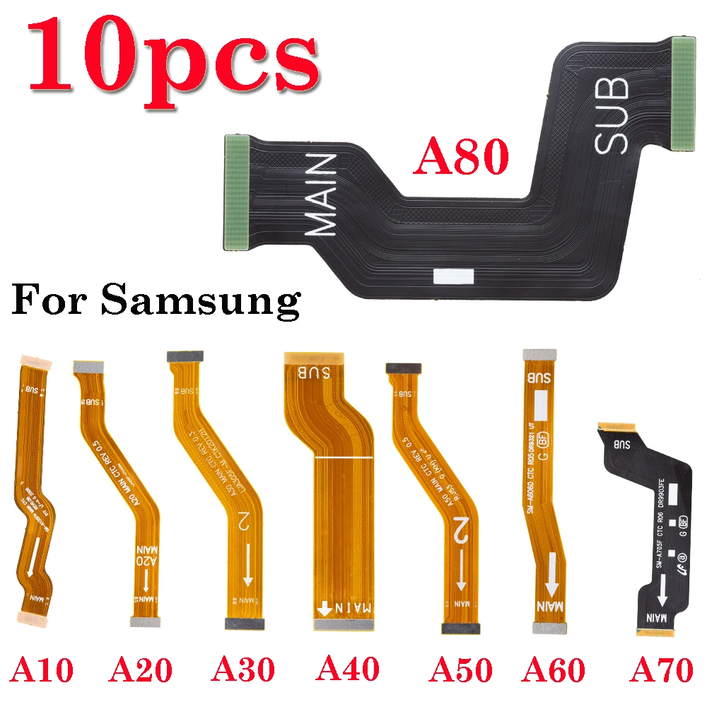 

Pop 10pcs/lot Mainboard Motherboard Connector Flex Cable For Samsung Galaxy A10 A20 A30 A40 A50 A60 A70 A80 Main Board Ribbon
