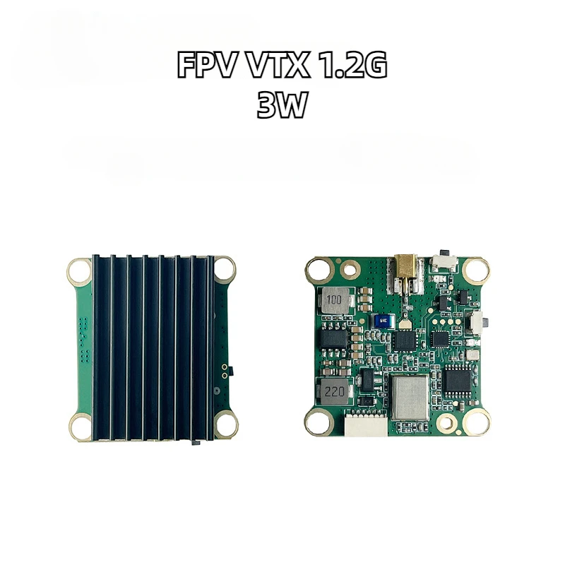 FPV 1.2G 1.3G 3W VTX Image Transmission Transmitter Module Used for Drone Crossing Aircraft Aerial Photography Transmitter VTX