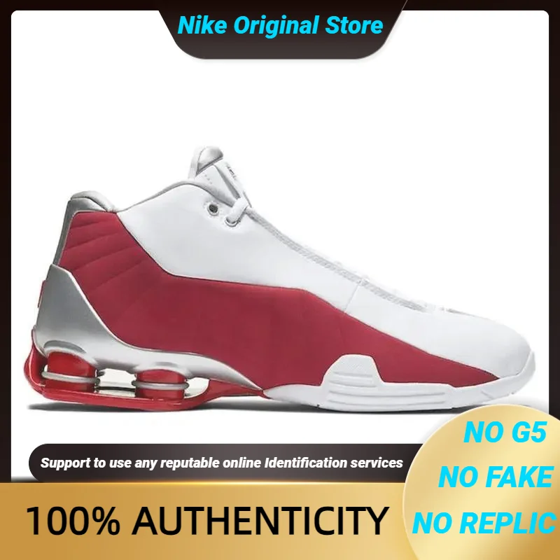 Nike Shox BB4 Varsity Red 2019 Sneakers shoes AT7843-101 With Original Box