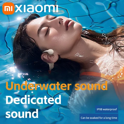 Imagen 2 del producto Xiaomi G1 auriculares de conducción ósea Bluetooth 5,4 tipo colgante de oreja natación IPX8 impermeable larga vida colgar auriculares deportivos