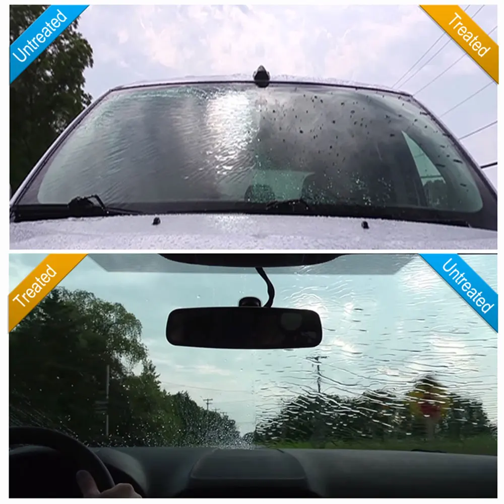 S2 Water Repellent Spray Hydrophobic Anti-Rain Coating for Car Glass Windshield Mirror Mask Powerful Auto Protection