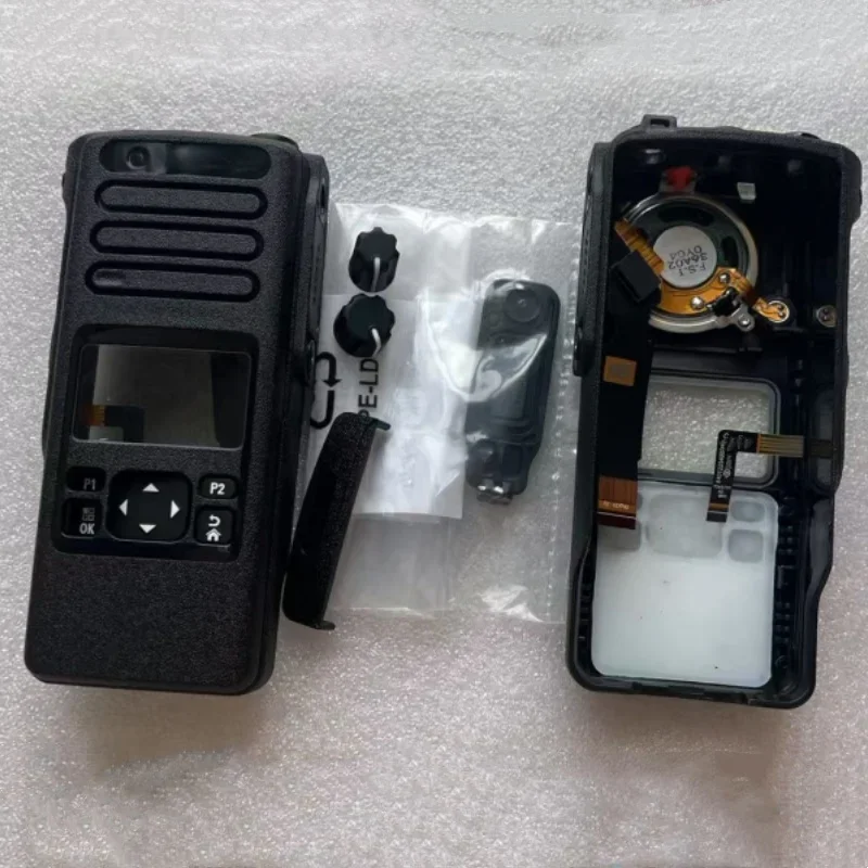 モトローラ-dp4600-dp4601-ラジオ修理部品用スピーカー付きトランシーバー交換用ハウジングケース