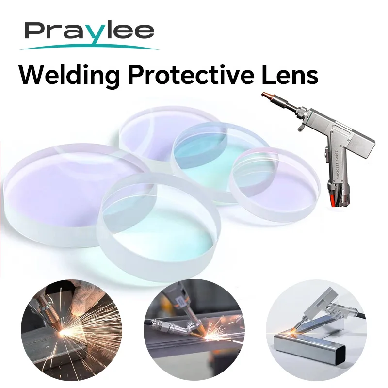 Raytools Laser Welding Machine Protection Lens 18x2 30x1.5 27.9x4.1 37x7 Laser Protective Windows Lens for Laser Welding Gun