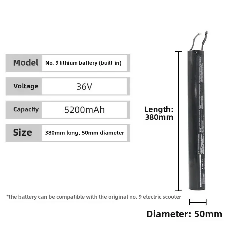 For Ninebot Scooter ES1 ES2 ES3 ES4 E22 E25 36V 5200mAh/6600mAh Electric Scooter Internal Built in Battery External Battery