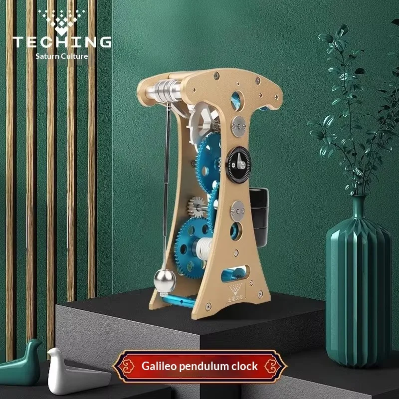 Galileo pendulum 3D three-dimensional metal assembly model puzzle mechanical handmade building blocks diy art assembly ornament
