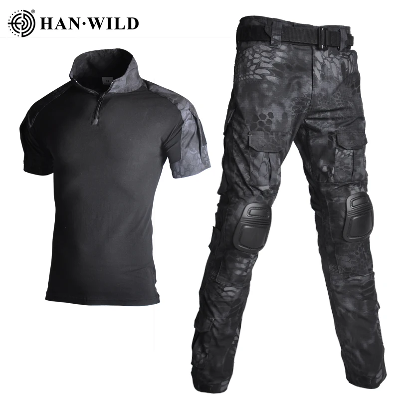

Tactical Uniform Suits for Men Summer Outdoor Camouflage Suit Hunting Shirts Pants Fish Trainning Airsoft Paintball Clothes Sets