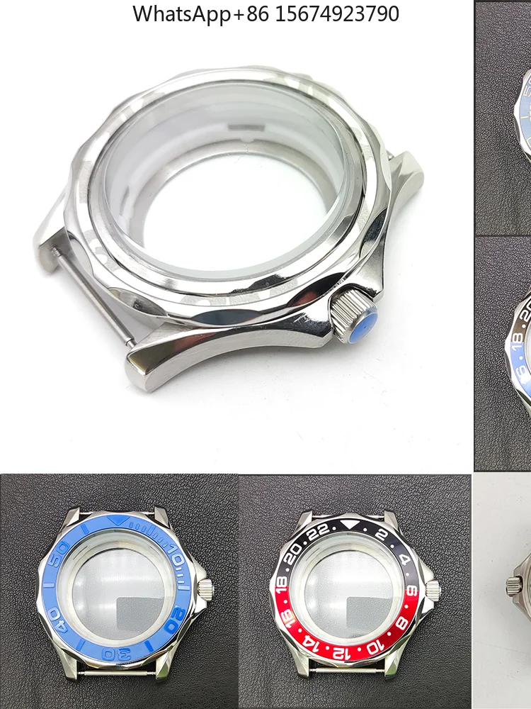 41MM modified watch stainless steel case is suitable for NH35/36/4R movement watch accessories